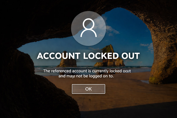 Khắc phục lỗi "the user account has been locked"
